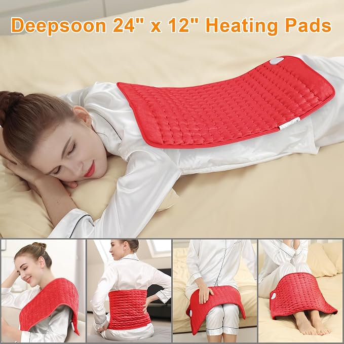 Deepsoon Heating Pad, Electric Heating Pads - Image 2