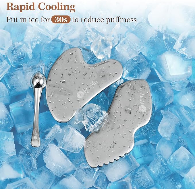 3-in-1 Stainless Steel Gua Sha Tools - Image 5