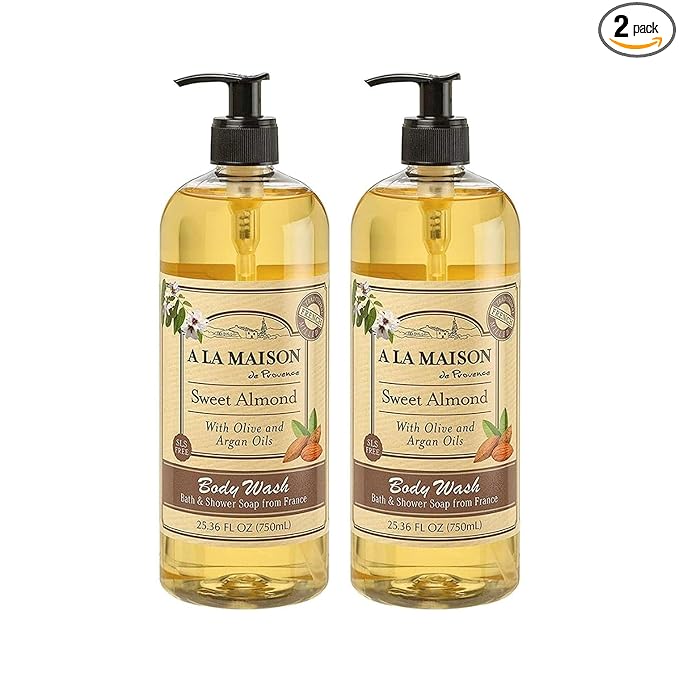 A LA MAISON French Hydrating Liquid Body Wash, Sweet Almond by ALaMaison