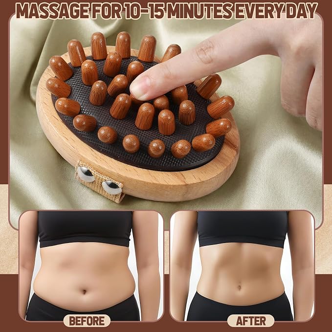 ProSuites Wooden Meridian Massage Body Brush - Image 6