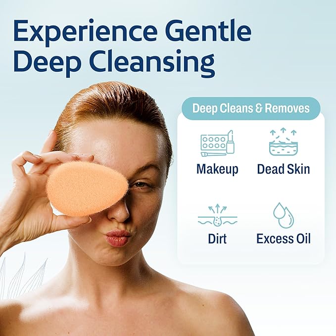 HartFelt 2ct Tear Drop Gentle Face Scrubber - Image 3