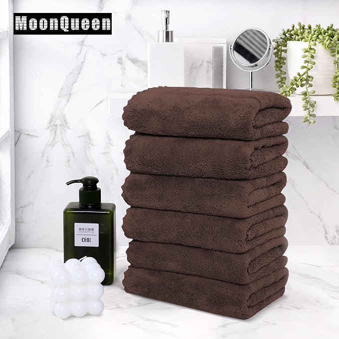 MOONQUEEN 6 Pack Premium Hand Towels - Image 5