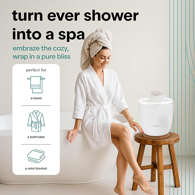 SereneLife Counter Towel Warmer Bucket - - Image 6
