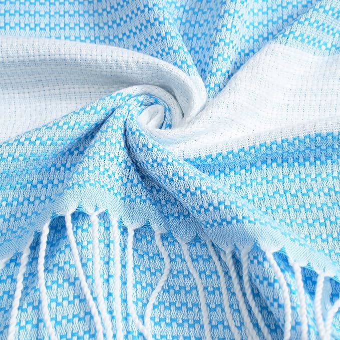 Genovega 6 Oversized Turkish Beach Bath Towel Set Bulk 74"x38" Extra Large Sand - Image 3