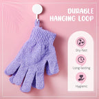 Didaey 104 Pcs Exfoliating Glove Bulk Shower Gloves - Image 4
