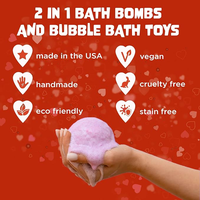 Valentines Bath Bombs for Kids - Image 6