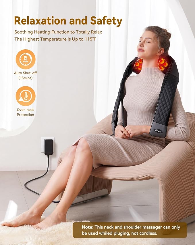 Shiatsu Neck and Back Massager - Image 4