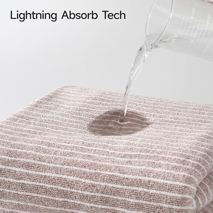 REDKISS Ultra Soft Bath Towels Set of 6 Large 35"x70" | 100% Microfiber - Image 4