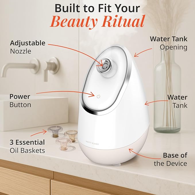 Vanity Planet Aira Ionic Facial Steamer - Image 4