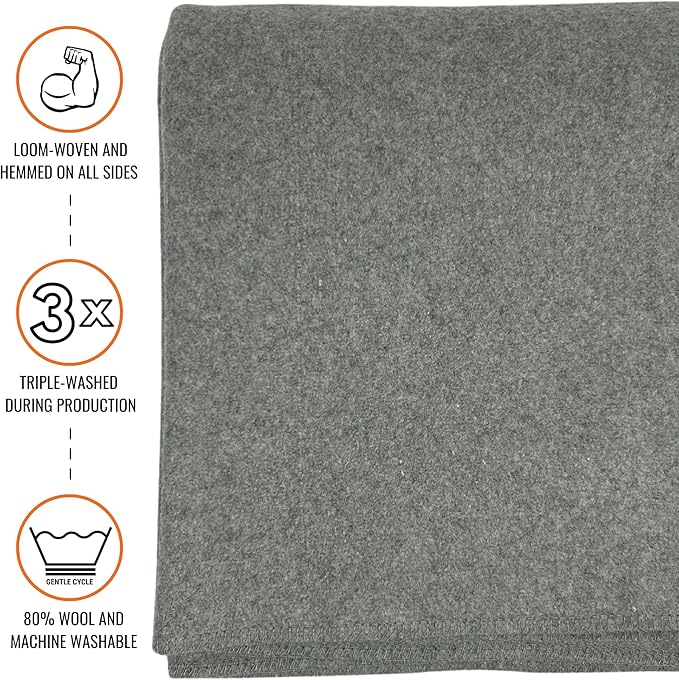 Arcturus Military Wool Blanket - Image 2