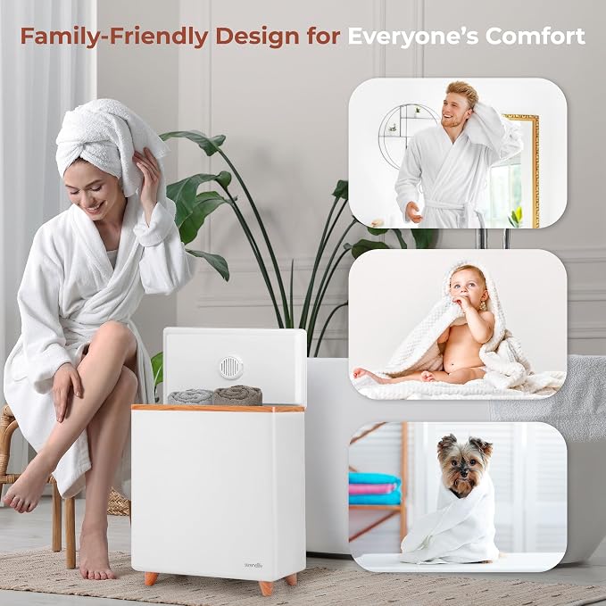 SereneLife WIFI Luxury Rectangle Towel Warmer - Image 6