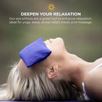 Sunshine Yoga 4-Pack Scented Sateen Eye Pillows, Low-Luster, 9’’ x 4’’ Flaxseed - Image 6