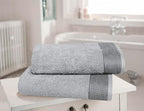 Belizzi Home Ultra Soft 2 Pack Oversized Bath Towel Set 28x55 inches, 100% - Image 2