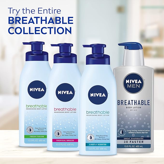 NIVEA Breathable Nourishing Body Lotion Tropical Breeze, Body Lotion - Image 10