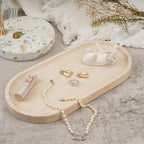 Koville Italian Travertine Tray, Catchall Tray - Image 5