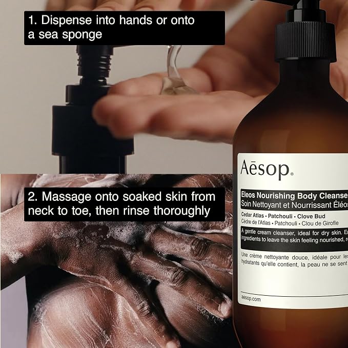 Aesop Eleos Nourishing Body Cleanser | Moisturizing Body Wash - Image 5