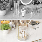 Rotating Makeup Organizer Countertop, Skincare Organizers, Spinning Perfume - Image 5