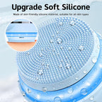 Face Scrubber, Waterproof Silicone Facial Cleansing Brush 6 Modes, 3 Light - Image 7