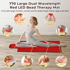 LITDUCK Body Red Light Therapy Mat, Eligible Red Light Therapy Blanket - Image 5