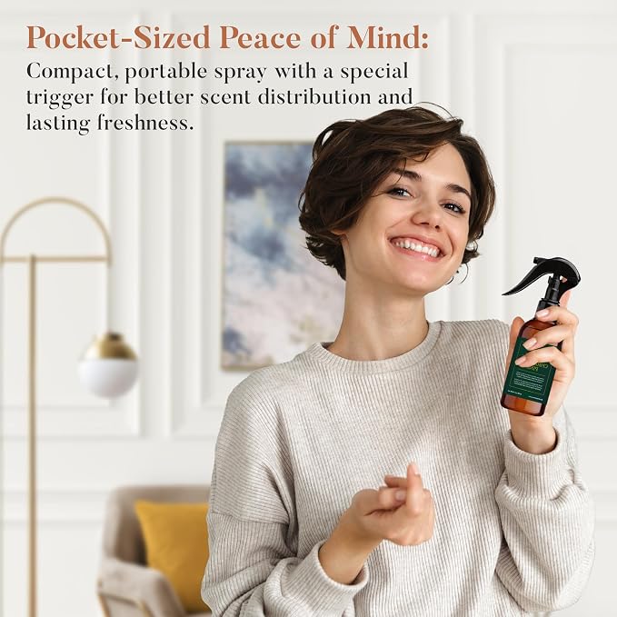 Dusa Christmas Room Spray Linen Spray - 4 oz - Natural Air Freshener & Linen - Image 3