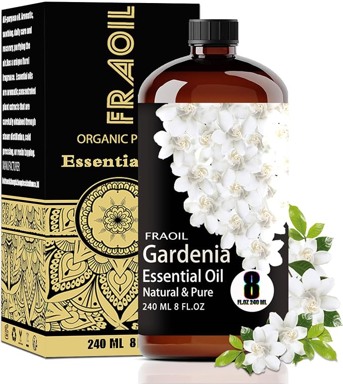 Gardenia Essential Oil, Gardenia Oil 8 Fl Oz 240ML by FRAOILESSENTIALOIL