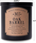 Manly Indulgence Oak Barrel Scented Candles - Image 4