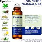 UpNature Breathe Essential Oil Roll On Blend – Natural Breathing Support - Image 3