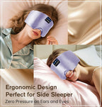 LC-dolida Luxurious Silk Soft Sleep Mask, Sleep Headphones - Image 4