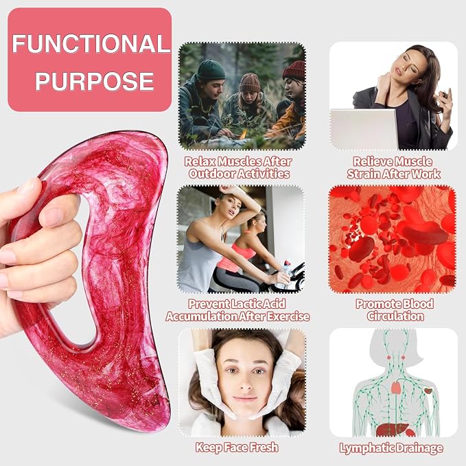 Body Gua Sha Tool Deep Tissue Massager - Image 7
