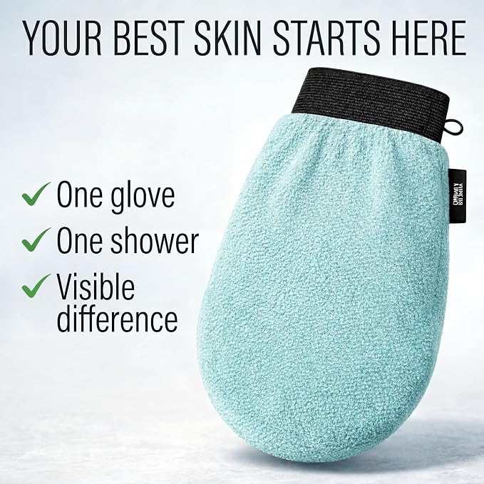 Korean Exfoliating Glove for Shower – Deep Body Scrubber & Face Exfoliator – - Image 9