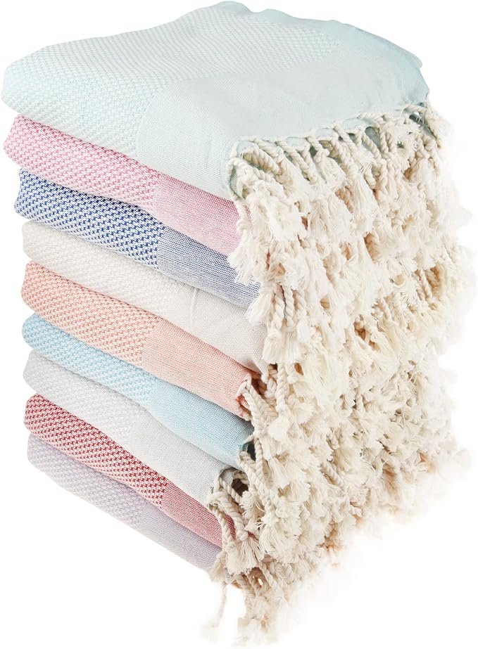 Beach Towel | Cotton Beach Towels, Sand Free, Highly Absorbent, Quick Dry - Image 5