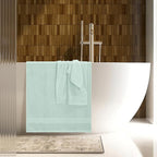 Belizzi Home 8 Piece Towel Set 100% Ring Spun Cotton, 2 Bath Towels 27x54 - Image 5