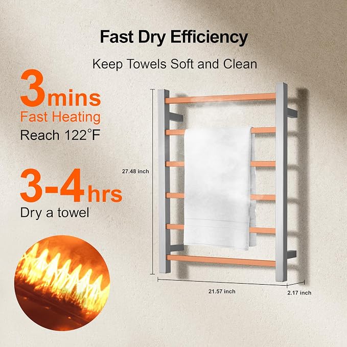Electric Heated Towel Warmer - Image 5