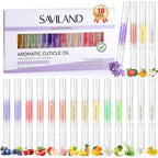 SAVILAND Natural Cuticle Oil Pen: 18 PCS Plant-Based Cuticle Oil by SAVILAND