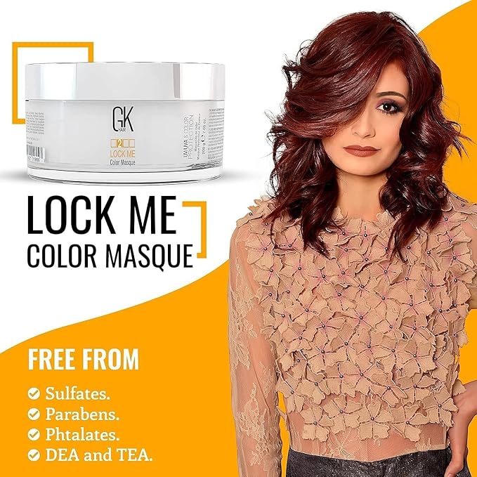 GK HAIR Hair Masque Global Keratin Lock Me Deep Conditioner Mask - Image 2