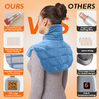 Ambershine 19''x24'' Weighted Neck & Shoulder Heating Pad, 2.5lbs - Image 2