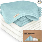 6-Pack Baby Washcloths – Soft Absorbent Viscose from Bamboo Washcloths by KeaBabies