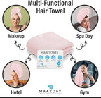 100% Cotton Large Hair Towel Wrap - Image 8