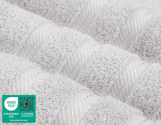 American Soft Linen Luxury 4 Piece Bath Towel Set, 600 GSM 100% Cotton Turkish - Image 3
