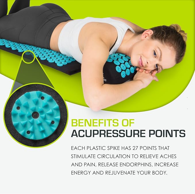 ProsourceFit Acupressure Mat and Pillow Set - Image 3