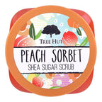 Tree Hut Peach Sorbet Shea Sugar Scrub, Exfoliating, Hydrating & Moisturizing - Image 2