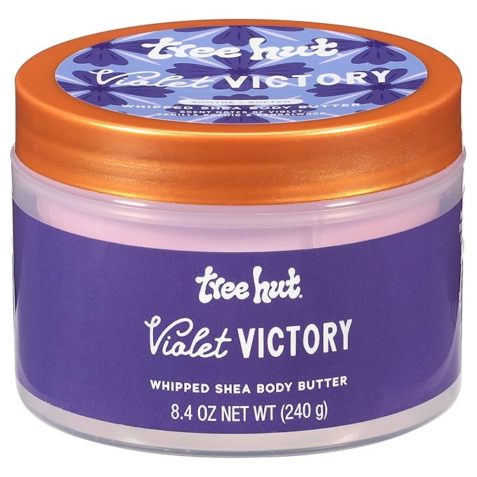 Tree Hut Violet Victory Whipped Shea Body Butter, Hydrating & Nourishing Body by TreeHut
