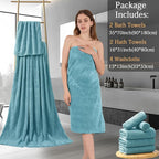 8 Piece Bath Towel Set-2 Oversized Bath Sheets, 2 Hand Towels, 4 - Image 7