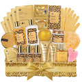 32 Pcs Mother's Day Gift for Mom, Honey & Almond Bath & Body Gift Basket for by RAROSAACCA