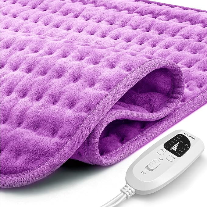 CuPiLo Heating Pad for Back Pain Relief, FSA Eligible HSA 17"x33" Large Heat by CUPILO