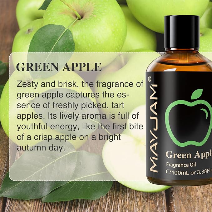 MAYJAM 3.38FL.OZ Green Apple Fragrance Oils - Image 3
