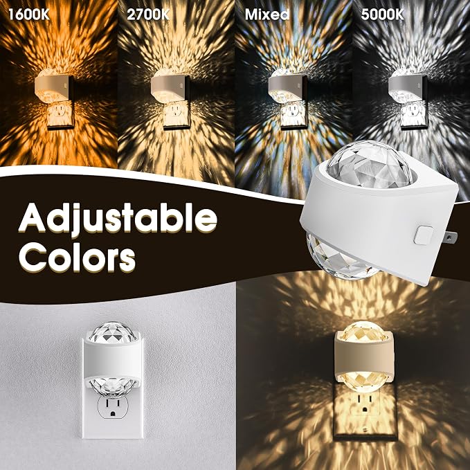 Briignite Night Light Plug into Wall, Color Changing Night Light - Image 2