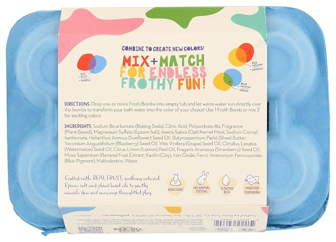PACHA SOAP Color Changing Froth Bomb 6 Count, 12 OZ - Image 2