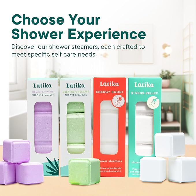 Latika Breathe & Release Aromatherapy Shower Steamer - Image 6