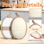 2Pcs Natural Loofah Exfoliating Body Scrubber, Made - Image 3